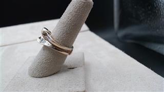 Lady's Diamond Engagement Ring 31 Diamonds .62 Carat T.W. 14K Yellow Gold 4.6g